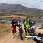 GP rider, Daley Mathison on dirt bikes in Spain