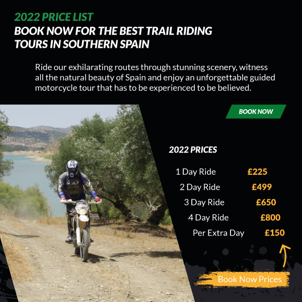 OffRoad Motorcycle Holidays in Spain Trailworld Spain