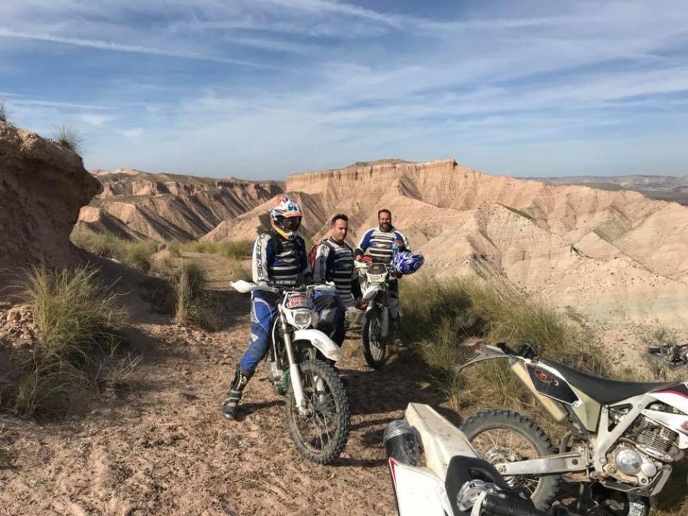 Amazing scenery during our off-road motorcycle tours in Spain