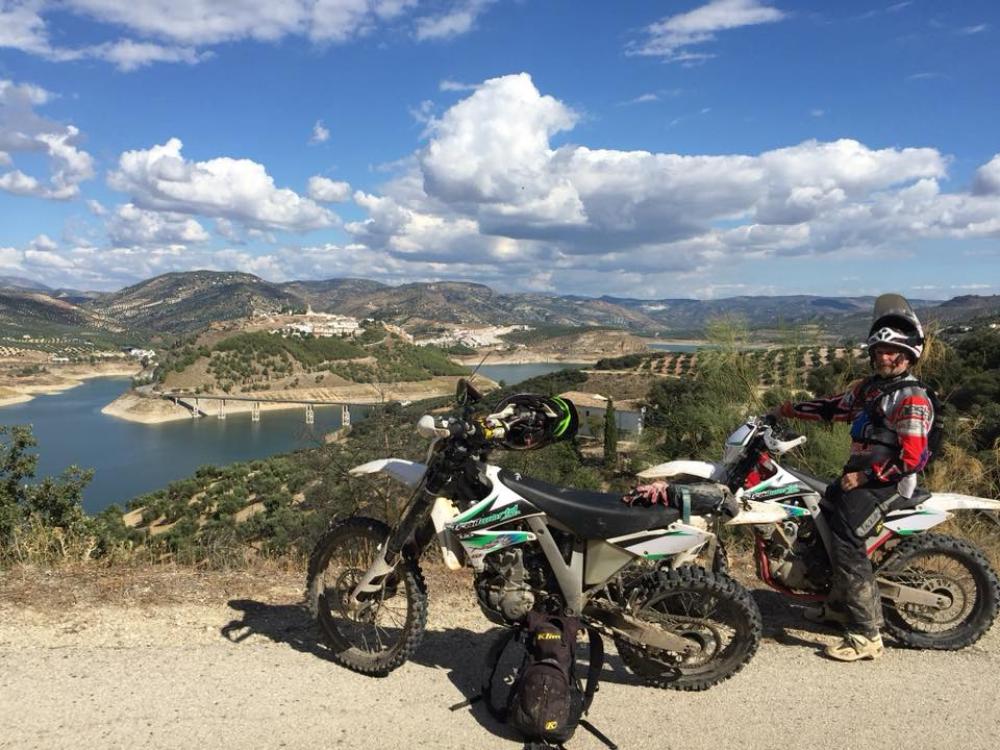Inzajar is one of the lunch stops during our adventure off-road motorcycle tour in Spain.