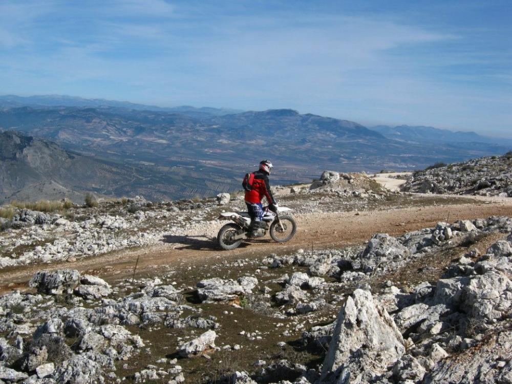 With scenery like this, it must be the best off-road motorcycle holiday in Spain
