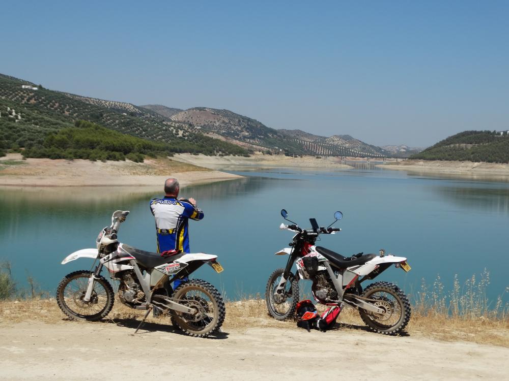 Inzajar is one of the lunch stops during our adventure off-road motorcycle tour in Spain.