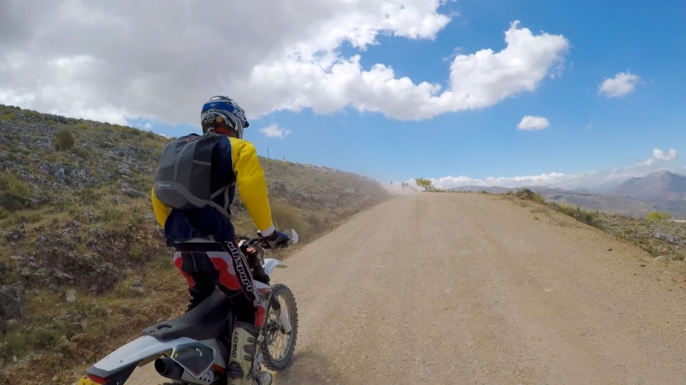 A quick trail ride over to Antequera entails twisty trail roads, rugged mx hill climbs and challenging enduro downhill trails.